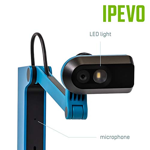 IPEVO VZ-X Wireless 8MP Document Camera - Wi-Fi, HDMI, USB Connectivity, Web Conferencing Compatible