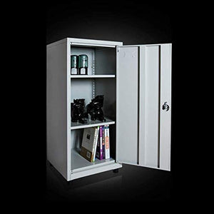 noxozoqm File Cabinets Creative Disassembly with Lock Metal Locker Storage Protection 40X40X85cm