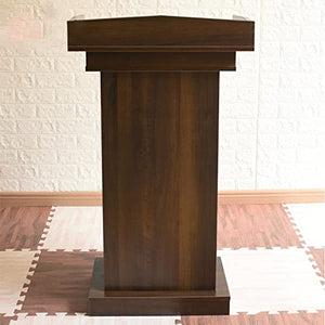 CMYUN Solid Wood Lectern Podium Stand