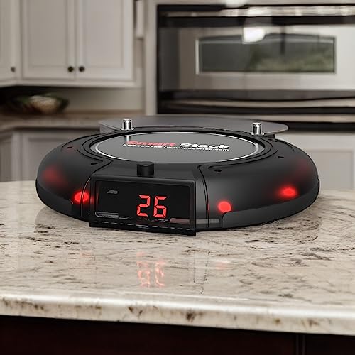 PagerTec Wireless Coaster Paging System for Restaurants, Hospitals, Offices & Hotels | 1 Transmitter, 2 Charging Bases, 30 Long Range Pagers