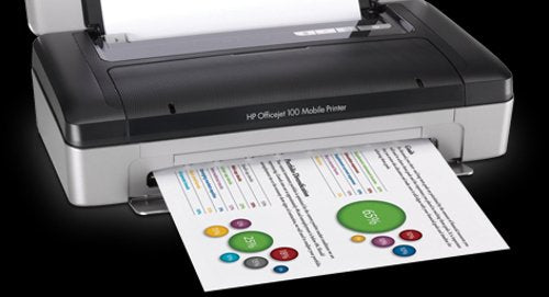 HEWCN551A - HP Officejet 100 L411A Inkjet Printer - Color - 4800 x 1200 dpi Print - Plain Paper Print - Portable