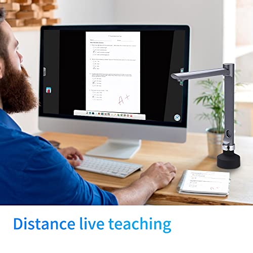 USB Document Camera Scanner A4 Capture Size with LED Light