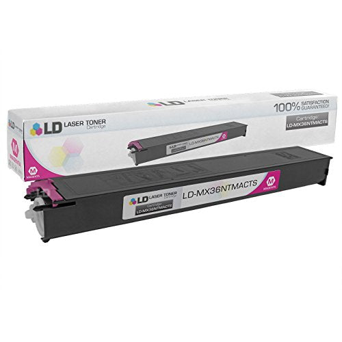 LD Compatible Toner Cartridge Replacement for Sharp MX-36NT (2 Black, 2 Cyan, 2 Magenta, 2 Yellow, 8-Pack)
