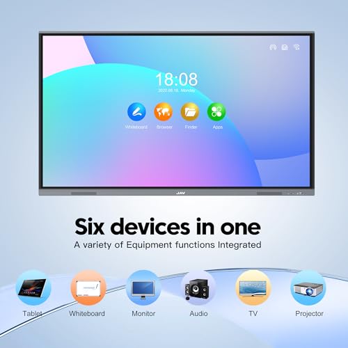 JAV Smart Whiteboard, 55'' 4K UHD Interactive Whiteboard for Classroom and Business