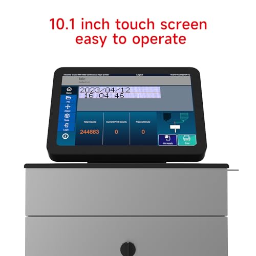 PEKOKO High-Speed CIJ Inkjet Printer - Batch Code, Date, QR, Bar Codes, Serial Number, Logo Printing