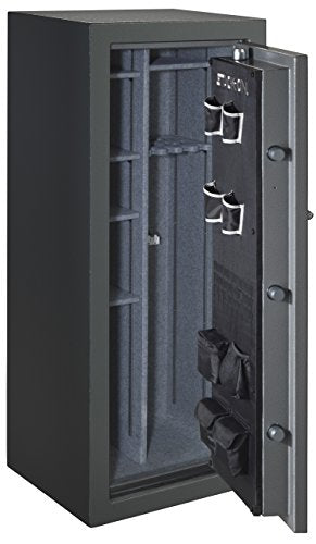 Stack-On TD-24-GP-C-S Total Defense 22-24 Gun Safe with Combination Lock, Gray Pebble