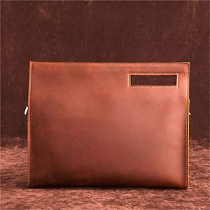 GYZX Clutch Bag Men's Shoulder Envelope Bag A4 File Bag Large-Capacity Trend Clutch Bag (Color : B, Size : 27 * 5 * 35cm)
