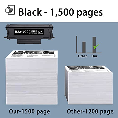 3 Pack Compatible B221000 Remanufactured Toner Cartridge Replacement for Lexmark B2236dw MB2236adw Printer Ink Cartridge (Black)
