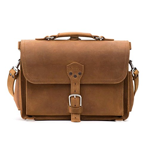 Saddleback Leather Co. Slim Full Grain Leather 15-inch Laptop Computer Bag Includes 100 Year Warranty