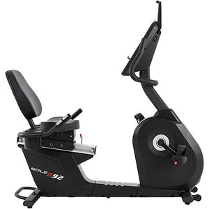 SOLE R92 Recumbent Bike with Heart Rate Monitoring