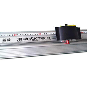 Manual Sliding KT Board Trimmer Cutting Ruler, Photo Paper Trimmer Ruler, Photo PVC PET Cutter with Ruler (79"=2000mm)