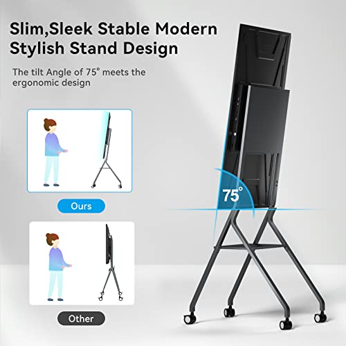 TIBURN 55" S1-C 4K UHD Smart Whiteboard with Auto Framing Camera