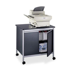 Safco Products 1872BL Deluxe Machine Stand, Black/Silver