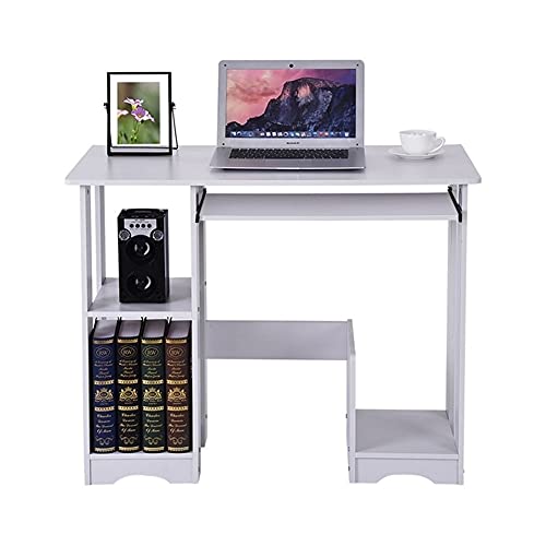 Computer Folding Table Modern Computer Desk Minimalist Study Writing Desk Laptop Study Table for Home, Office, Workstation, Bedroom Office Desk