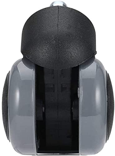 Castor Office Computer Chair Casters - 360 Degree Rotatable Rolling Wheel Rubber Threaded Shaft - DIY Spare Parts