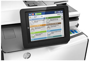 Hewlett-Packard Hp Pagewide Enterprise 586dn Page Wide Array Multifunction Printer - Color - Plain Paper Print - De