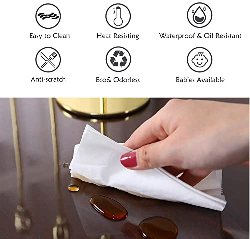 MLYAYE Clear Vinyl Carpet Protector - Skid-Resistant Desk Chair Mat - Waterproof - 160cmX400cm