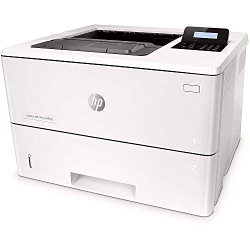 HP Laserjet Pro M501dn Monochrome Laser Printer - with Extra Extension Cables - Surge Protector - Productivity Bundle