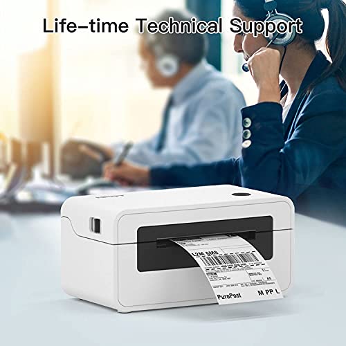 PRT Thermal Shipping Label Printer - 150mm/s 4x6 Desktop Thermal Label Printer for Shipping Packages, Small Business, USPS, FedEx, Shopify, Etsy, Amazon, Ebay