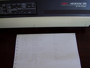 OKI MICROLINE 395 24 PIN Wide Format Dot Matrix Printer W/Test Prints