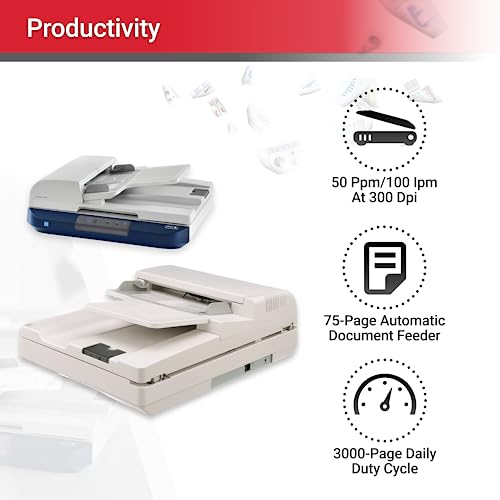 Xerox DocuMate 4830 Duplex Document Scanner with Flatbed