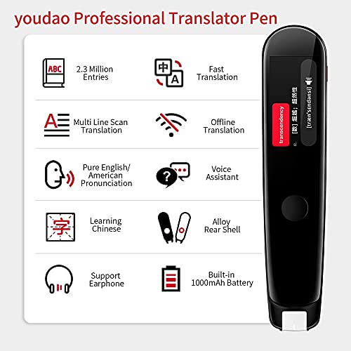 Dictionary Pen Text Scanning Reading Translation Language Translator Device WiFi/Hotspot Connection/Offline