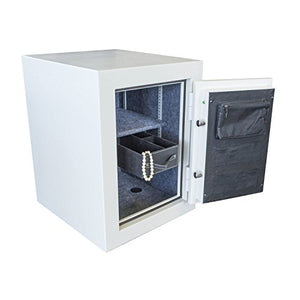 Offex Jewelry Collectables Safe with Electronic Lock - Beige