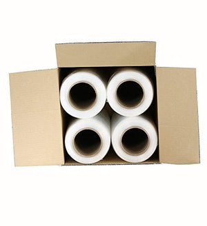 18” x 1500 ft Stretch Wrap Heavy Duty 60 Gauge High Performance Stretch Film Packing Moving Packaging Stretch Wrap 40 Rolls
