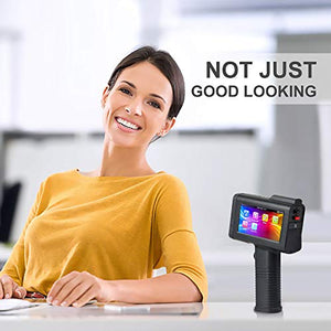 BENTSAI (BT-HH6105B3) Portable Handheld Printer with 4.3 Inch HD LED Touch Screen Handheld Inkjet Printer for Barcode,QR Code,Tag,DIY Logo Picture and Variable Code etc.