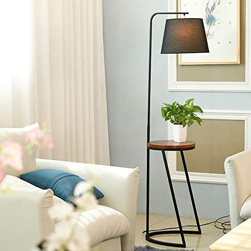 Swei Modern Minimalist Creative LED Floor lamp, Suitable for Bedroom Bedside Study Hotel Lighting Table lamp,Black