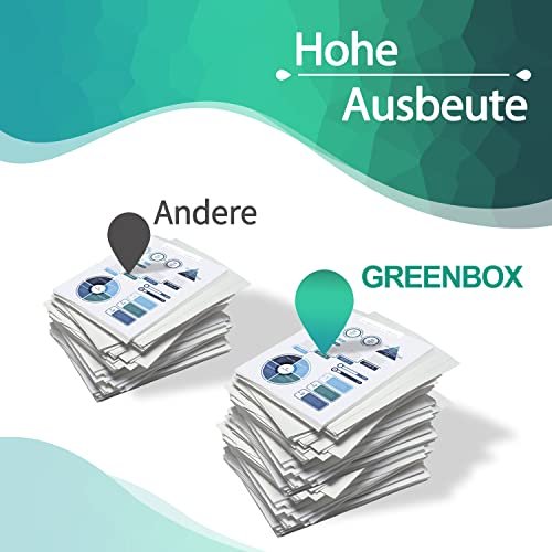 GREENBOX (with CHIP) Compatible Toner Cartridge Replacement for HP 58A CF258X 58X CF258A for Pro M404dn M404n M404dw MFP M428fdw M428dw M428fdn Toner Printer M404 M428 (Black 2-Pack)