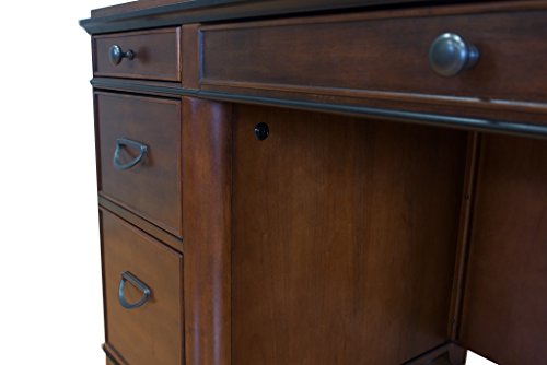 Martin Furniture Kensington Double Pedestal Executive Desk - Fully Assembled