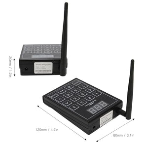 Sxhlseller Wireless Restaurant Buzzer Paging System - 20 Pagers with Transmitter