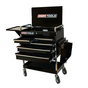 OEMTOOLS 24963  Service Cart with Five Drawers and One Tray