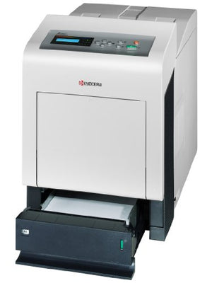 Kyocera 1102K82US0 Model ECOSYS FS-C5350DN Color Network Laser Printer, Up to 32 Pages per Minute A4 in Colour and Monochrome, Up to 9600 dpi Printing Quality with Multi-bit Technology