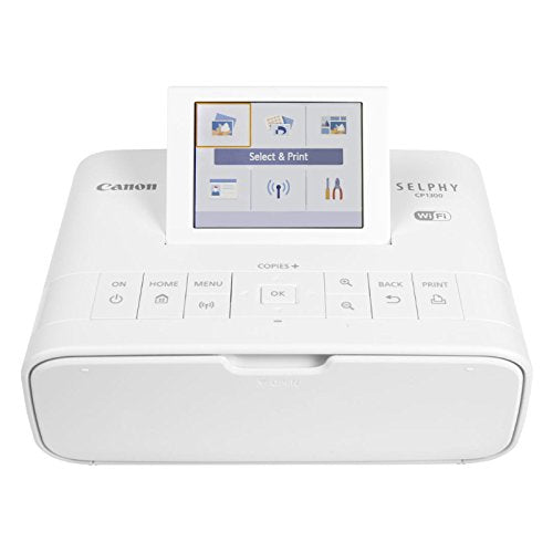 Canon Selphy CP1300 Wireless Compact Photo Printer with AirPrint and Mopria Device Printing, White (Renewed)