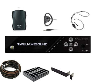 Williams AV FM 557-12 PRO D Large-Area Dual FM Plus Assistive Listening System