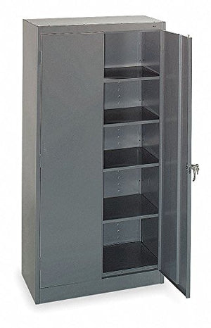 Storage Cabinet, Unassembled, Gray 1470 Gray