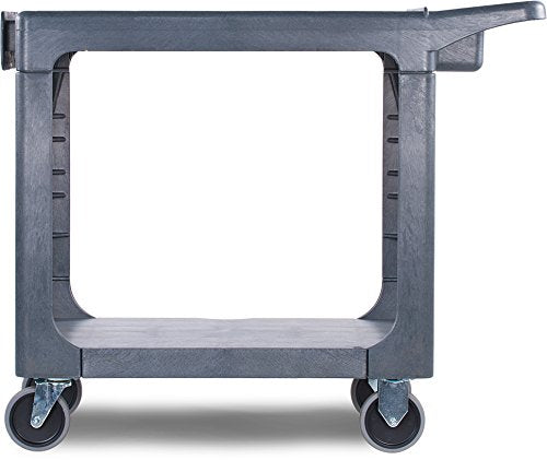 Carlisle FoodService Products Utility Cart, 500 lbs Capacity, 40" x 19" x 32-5/8", Gray