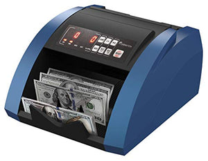CARNATION USA Bill Money Counter with UV and Magnetic Counterfeit Detection - with Free Counterfeit Detector Pens