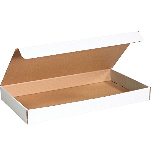 Aviditi Corrugated Literature Mailer, 23" X 13" X 2-1/2", Oyster White, Bundle of 50 (ML23132)