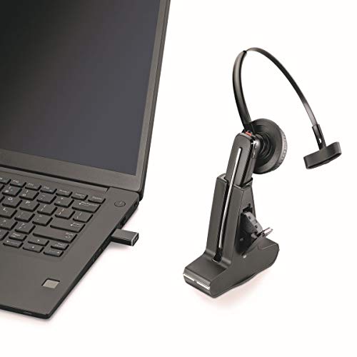 Plantronics Poly Savi 8245 UC Wireless Headset, Convertible - Unlimited Talk Time