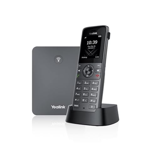 Yealink IP Phone W73P Bundle with W70B Base and W73H Handset + 4-Unit W73H Handset
