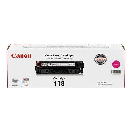 Canon 118 Toner Cartridge Bundle for imageCLASS MF8350/MF8580 Color Laser Printer / Black / Cyan / Magenta / Yellow
