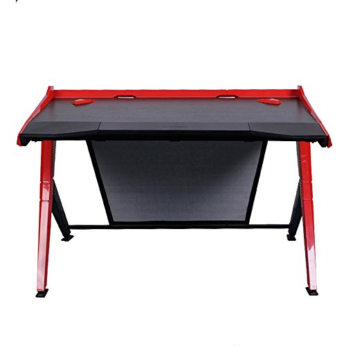 DXRacer DGD/1000/NR Newedge Edition gaming desktop office desk computer desks pc desk gaming table Ergonomic Comfortable Desk (Black/Red)