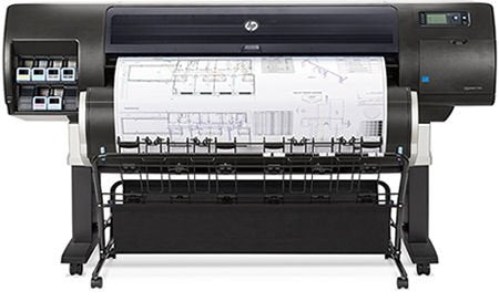 HP Designjet T7200 Printer w/Encrypted HD