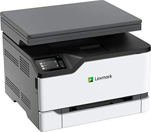 Lexmark MC3224dwe Color Multifunction Laser Printer with Print, Copy, Scan, and Wireless Capabilities, Two-Sided Printing with Full-Spectrum Security and Prints Up to 24 ppm (40N9040), White, Gray