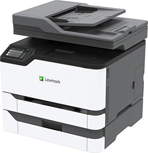 Lexmark MC3426adw Color Laser Multifunction Product with Print, Copy, Fax, Scan and Wireless Capabilities, Plus Full-Spectrum Security and Print Speed up to 26 ppm (40N9360), White, Small