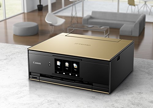 Canon TS9120 Wireless All-In-One Printer with Scanner and Copier: Mobile and Tablet Printing, with Airprint(TM) and Google Cloud Print compatible, Gold (2231C022)