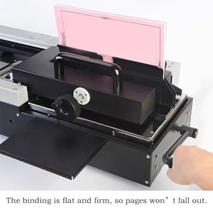 Oiakus A4 Book Binding Machine Hot Melt Glue Paper Binder 1200W - Desktop A4 Book Binding Machine